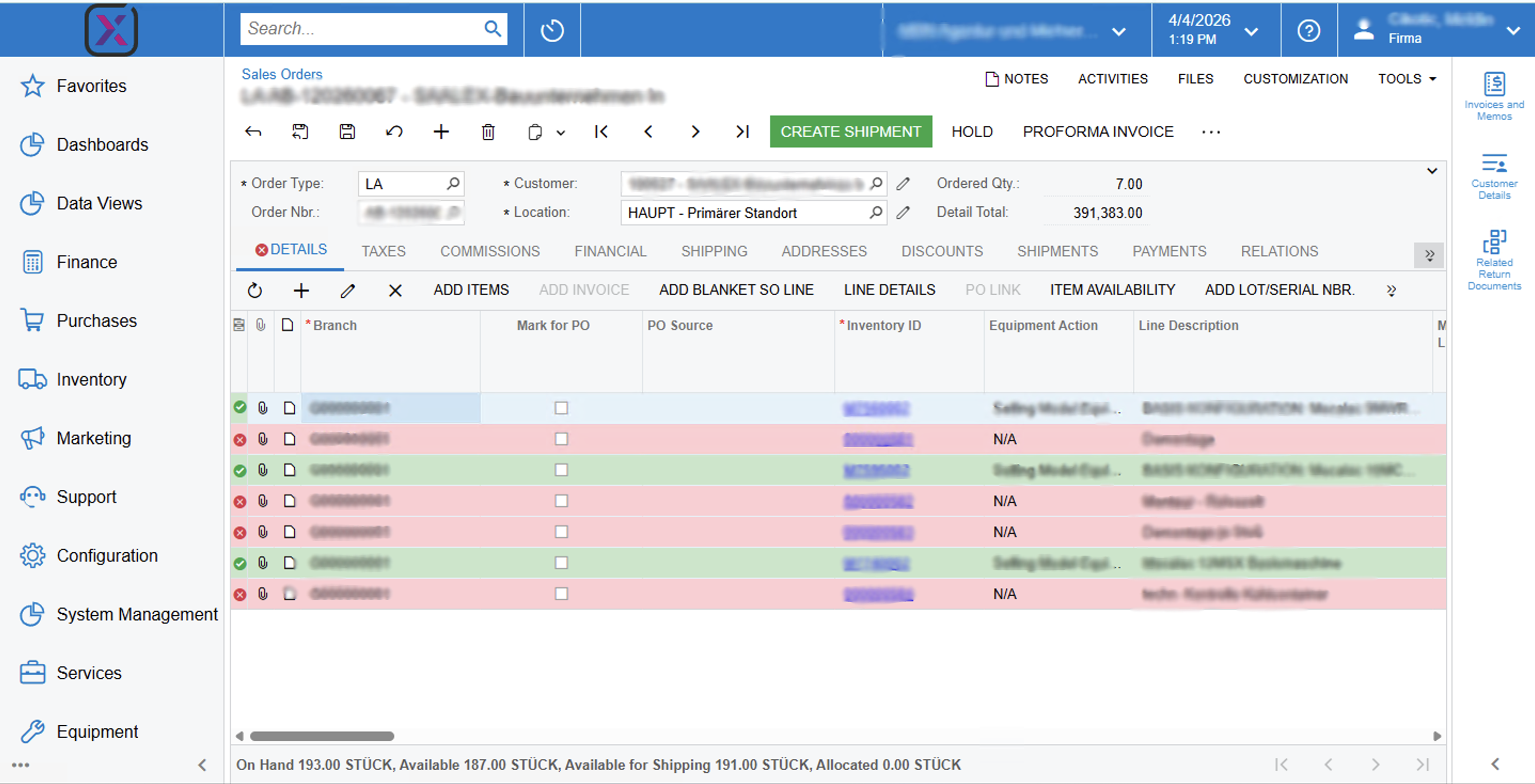 Line-Level Availability & Receipt Signals